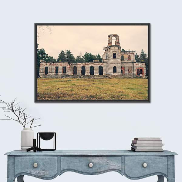 Ruins Of An Ancient Castle Tereshchenko Grod Canvas Wall Art-1 Piece-Floating Frame-24" x 16"-Tiaracle
