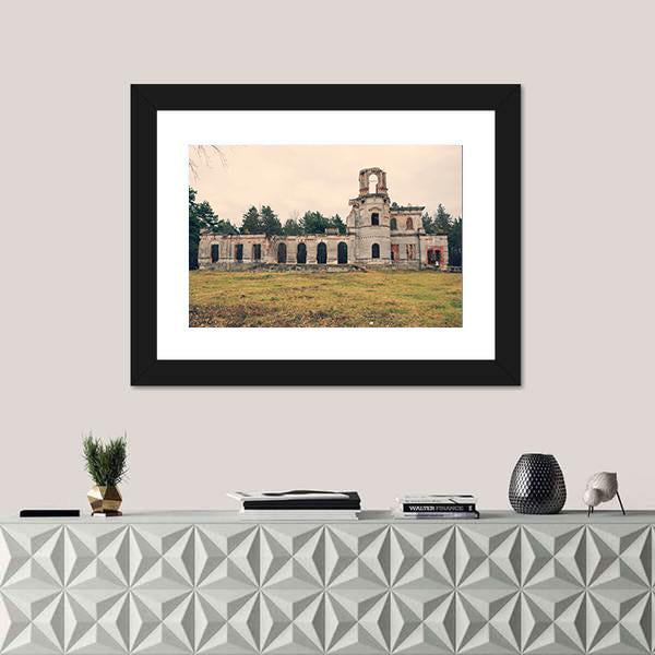 Ruins Of An Ancient Castle Tereshchenko Grod Canvas Wall Art-1 Piece-Framed Print-20" x 16"-Tiaracle