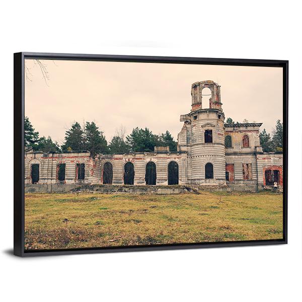 Ruins Of An Ancient Castle Tereshchenko Grod Canvas Wall Art-3 Horizontal-Gallery Wrap-25" x 16"-Tiaracle