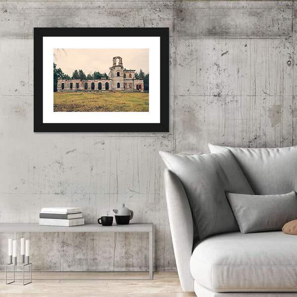 Ruins Of An Ancient Castle Tereshchenko Grod Canvas Wall Art-3 Horizontal-Gallery Wrap-25" x 16"-Tiaracle