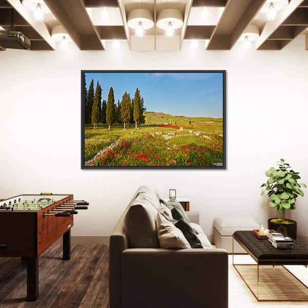 Ruins Of Ancient City In Turkey Canvas Wall Art-3 Horizontal-Gallery Wrap-25" x 16"-Tiaracle