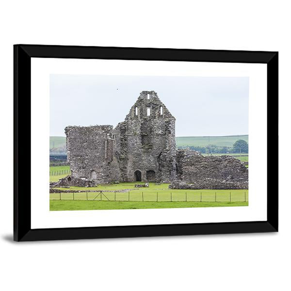 Ruins Of Glenluce Abbey Canvas Wall Art-5 Horizontal-Gallery Wrap-22" x 12"-Tiaracle