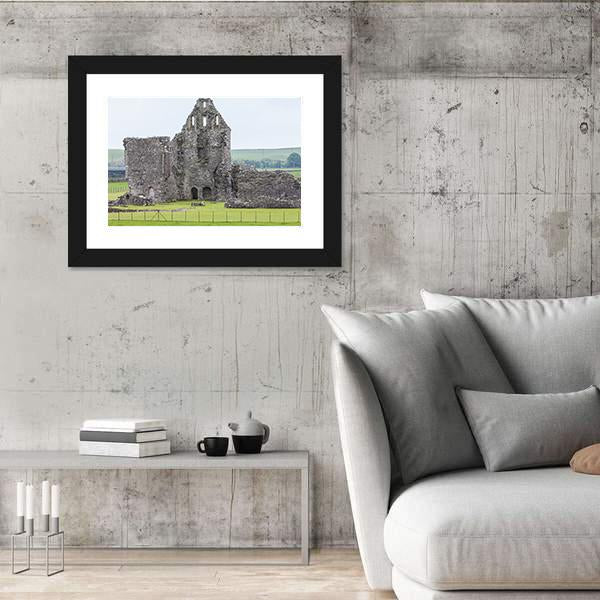 Ruins Of Glenluce Abbey Canvas Wall Art-5 Horizontal-Gallery Wrap-22" x 12"-Tiaracle