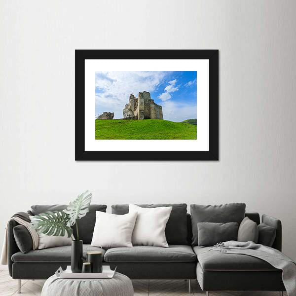 Ruins Of Medieval Mirow Castle Canvas Wall Art-3 Horizontal-Gallery Wrap-25" x 16"-Tiaracle