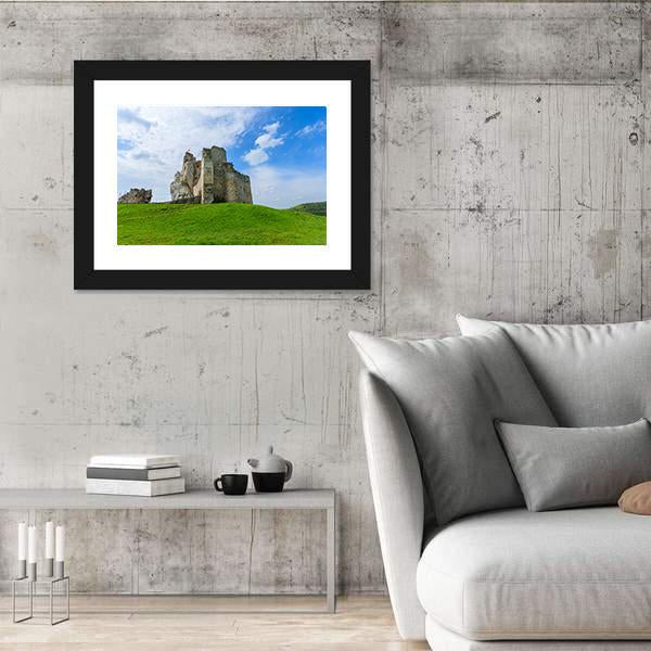 Ruins Of Medieval Mirow Castle Canvas Wall Art-3 Horizontal-Gallery Wrap-25" x 16"-Tiaracle