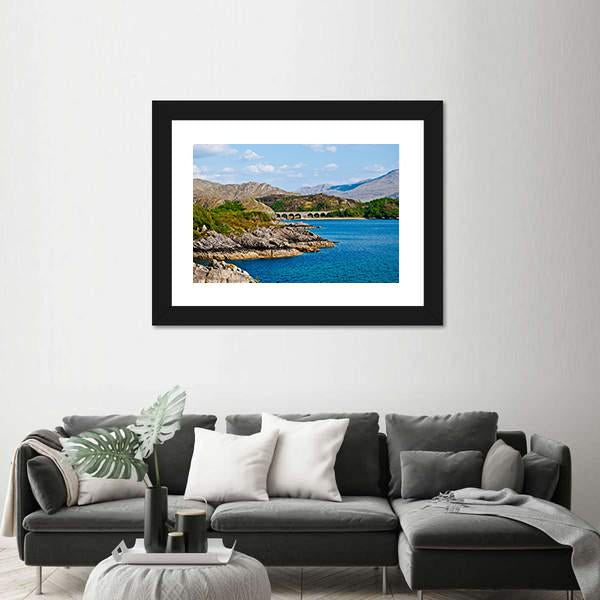 Rural Scenery In The Heart Of Scotland Canvas Wall Art-1 Piece-Framed Print-30" x 20"-Tiaracle
