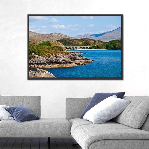 Rural Scenery In The Heart Of Scotland Canvas Wall Art-5 Horizontal-Gallery Wrap-22" x 12"-Tiaracle