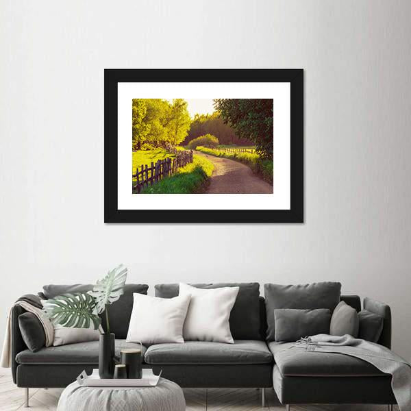 Rural Sweden Summer Sunny Landscape Canvas Wall Art-3 Horizontal-Gallery Wrap-25" x 16"-Tiaracle