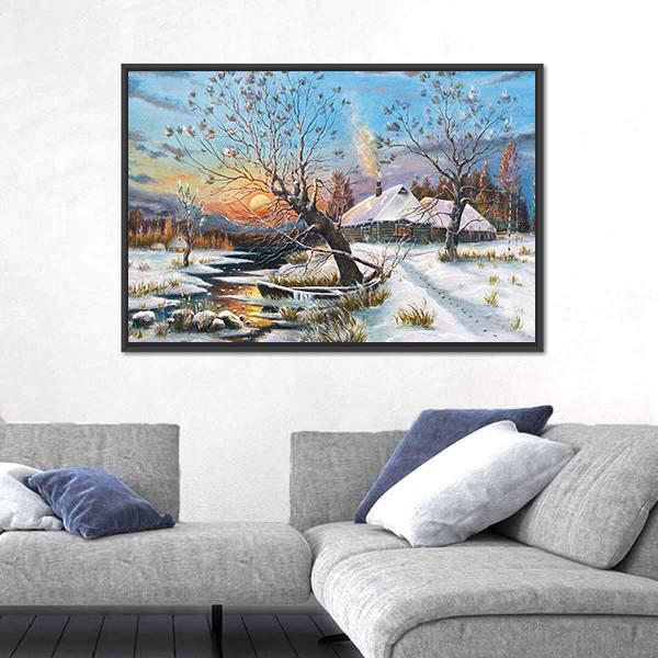 Russian Artist Klevera Canvas Wall Art-5 Horizontal-Gallery Wrap-22" x 12"-Tiaracle
