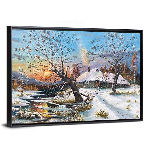 Russian Artist Klevera Canvas Wall Art-5 Horizontal-Gallery Wrap-22" x 12"-Tiaracle