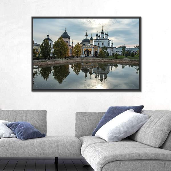 Russian Orthodox Church Canvas Wall Art-5 Horizontal-Gallery Wrap-22" x 12"-Tiaracle
