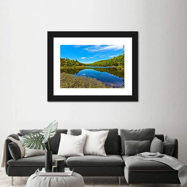 Sacacomie In Quebec Canvas Wall Art-1 Piece-Framed Print-20" x 16"-Tiaracle
