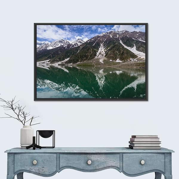 Saiful Malook Lake Kaghan Valley Pakistan Canvas Wall Art-5 Horizontal-Gallery Wrap-22" x 12"-Tiaracle