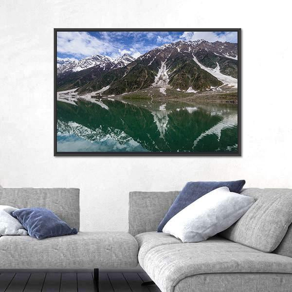 Saiful Malook Lake Kaghan Valley Pakistan Canvas Wall Art-5 Horizontal-Gallery Wrap-22" x 12"-Tiaracle