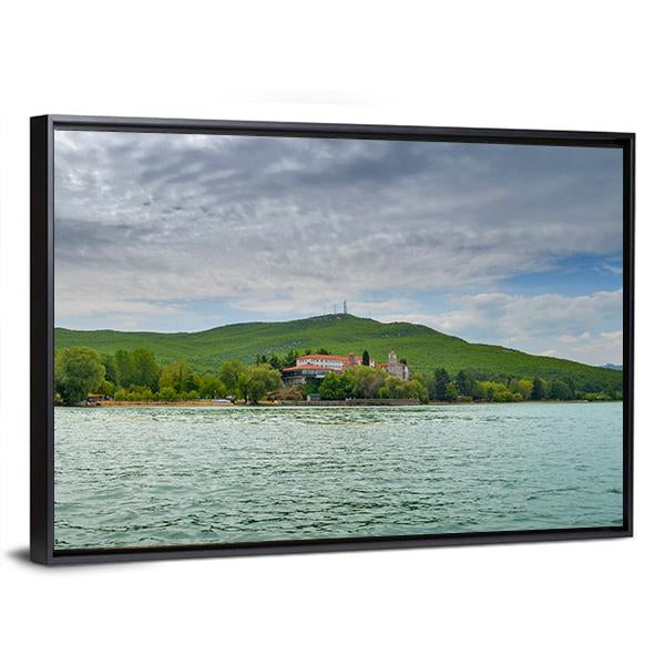 Saint Naum In Ohrid Canvas Wall Art-3 Horizontal-Gallery Wrap-25" x 16"-Tiaracle