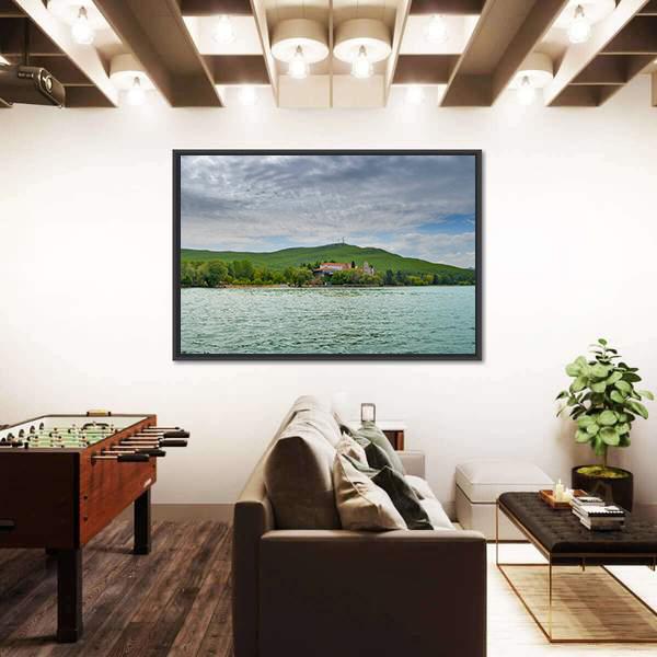 Saint Naum In Ohrid Canvas Wall Art-3 Horizontal-Gallery Wrap-25" x 16"-Tiaracle
