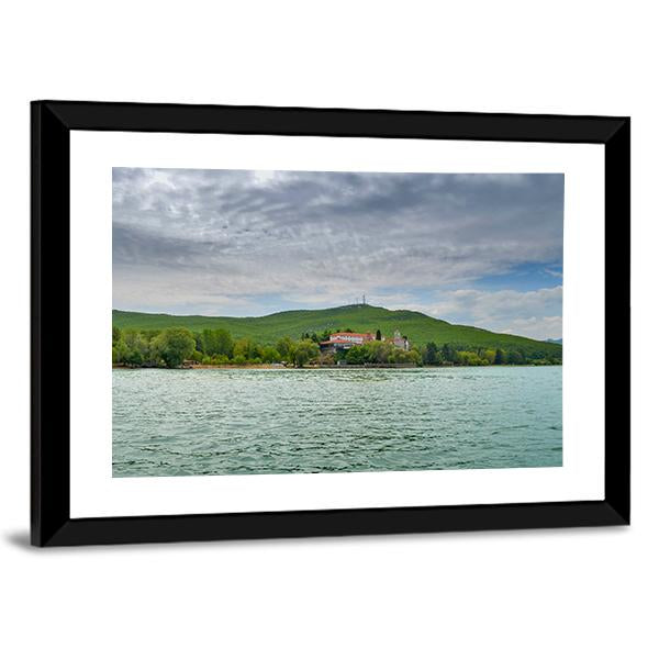 Saint Naum In Ohrid Canvas Wall Art-3 Horizontal-Gallery Wrap-25" x 16"-Tiaracle