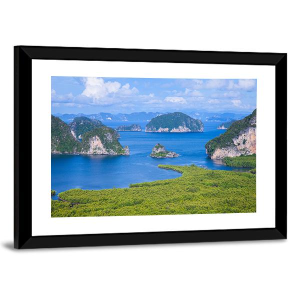 Samed Nang Chee Viewpoint Canvas Wall Art-3 Horizontal-Gallery Wrap-25" x 16"-Tiaracle