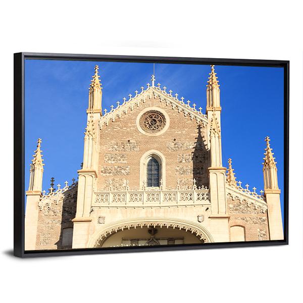 San Jeronimo Church In Madrid Canvas Wall Art-3 Horizontal-Gallery Wrap-25" x 16"-Tiaracle