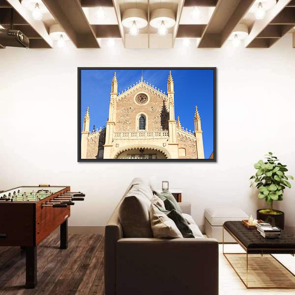 San Jeronimo Church In Madrid Canvas Wall Art-3 Horizontal-Gallery Wrap-25" x 16"-Tiaracle