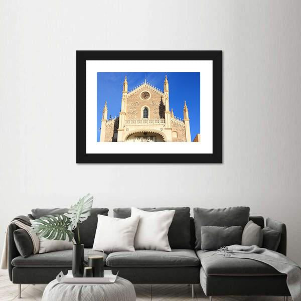 San Jeronimo Church In Madrid Canvas Wall Art-3 Horizontal-Gallery Wrap-25" x 16"-Tiaracle