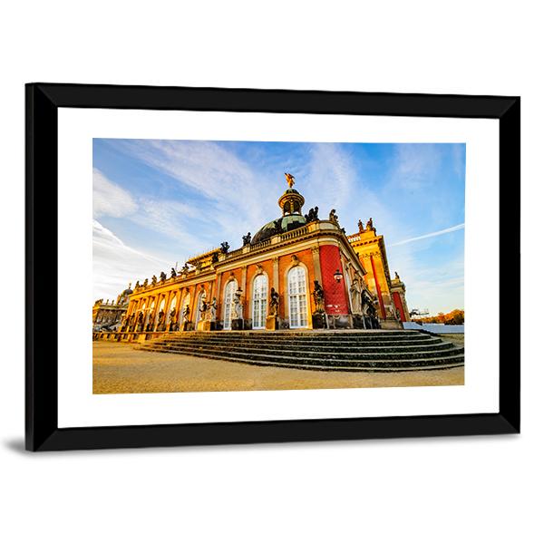 Sanssouci Palace In Potsdam Canvas Wall Art-5 Horizontal-Gallery Wrap-22" x 12"-Tiaracle