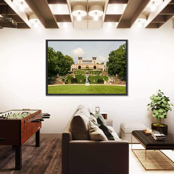 Sanssouci Park Germany Canvas Wall Art-5 Horizontal-Gallery Wrap-22" x 12"-Tiaracle