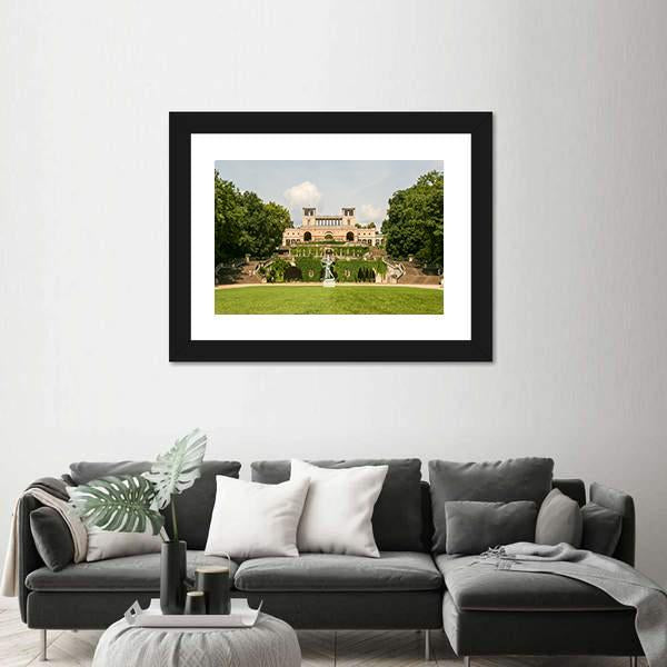 Sanssouci Park Germany Canvas Wall Art-5 Horizontal-Gallery Wrap-22" x 12"-Tiaracle
