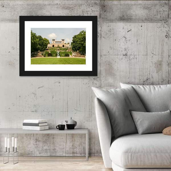 Sanssouci Park Germany Canvas Wall Art-5 Horizontal-Gallery Wrap-22" x 12"-Tiaracle