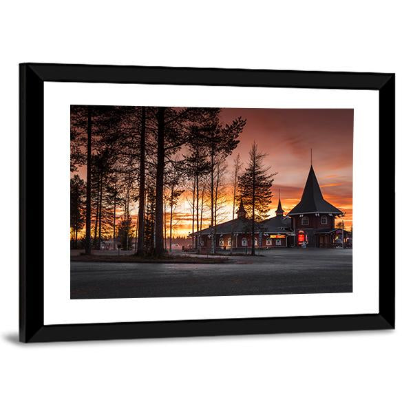 Santa Claus Village In Finland Canvas Wall Art-3 Horizontal-Gallery Wrap-25" x 16"-Tiaracle