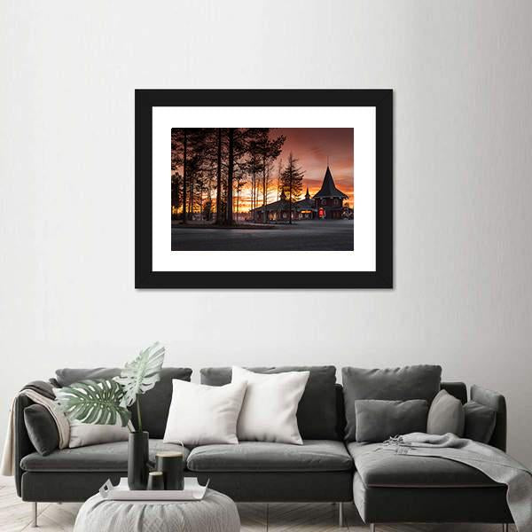 Santa Claus Village In Finland Canvas Wall Art-3 Horizontal-Gallery Wrap-25" x 16"-Tiaracle