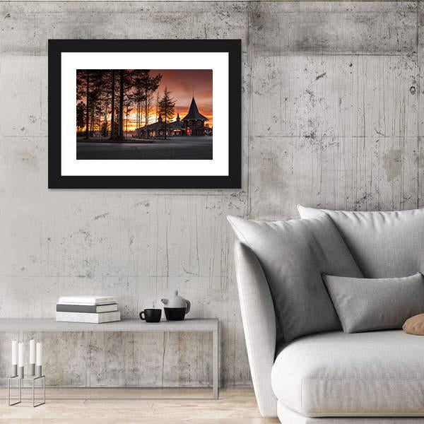 Santa Claus Village In Finland Canvas Wall Art-3 Horizontal-Gallery Wrap-25" x 16"-Tiaracle