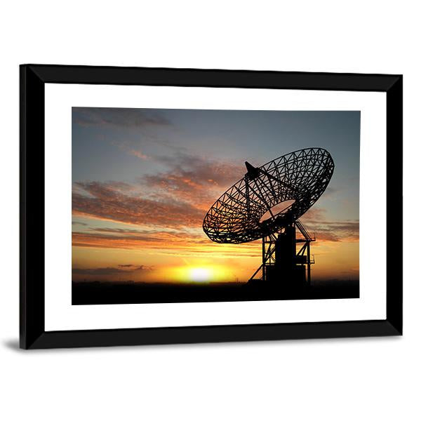Satellite Dishes Canvas Wall Art-5 Horizontal-Gallery Wrap-22" x 12"-Tiaracle