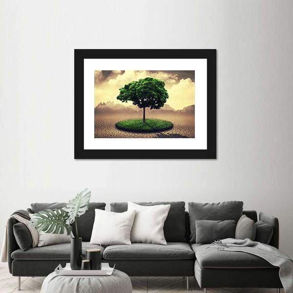 Save The Earth Canvas Wall Art-5 Horizontal-Gallery Wrap-22" x 12"-Tiaracle