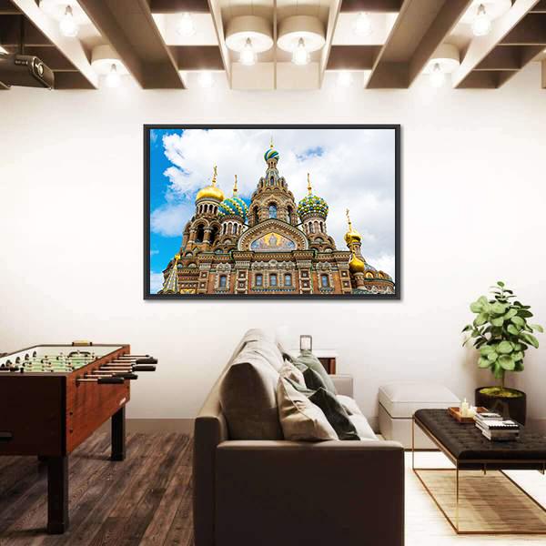 Savior On Spilled Blood Canvas Wall Art-1 Piece-Floating Frame-36" x 24"-Tiaracle