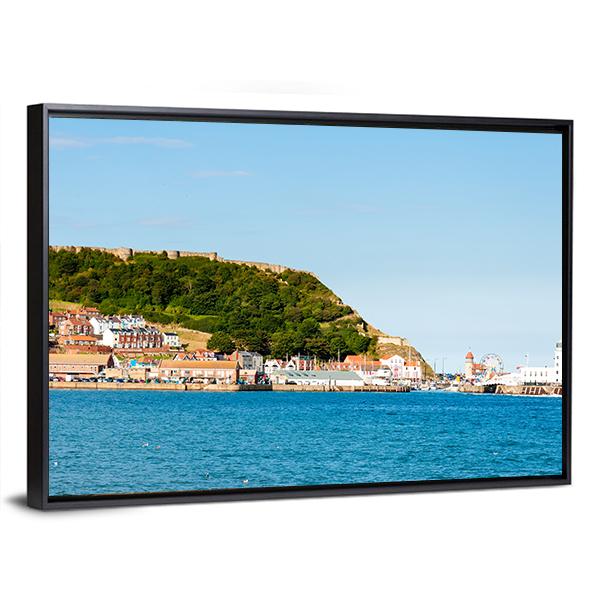 Scarborough South Bay Harbor Canvas Wall Art-3 Horizontal-Gallery Wrap-25" x 16"-Tiaracle