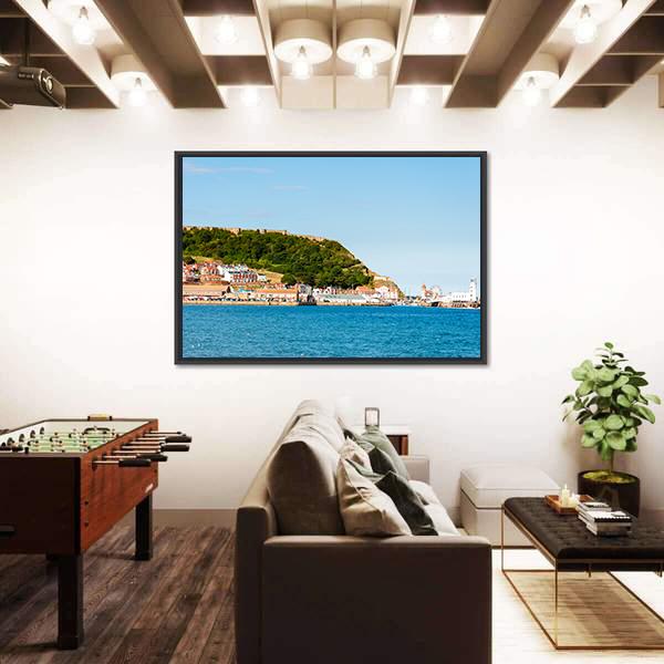 Scarborough South Bay Harbor Canvas Wall Art-3 Horizontal-Gallery Wrap-25" x 16"-Tiaracle