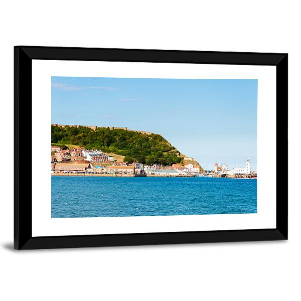 Scarborough South Bay Harbor Canvas Wall Art-3 Horizontal-Gallery Wrap-25" x 16"-Tiaracle