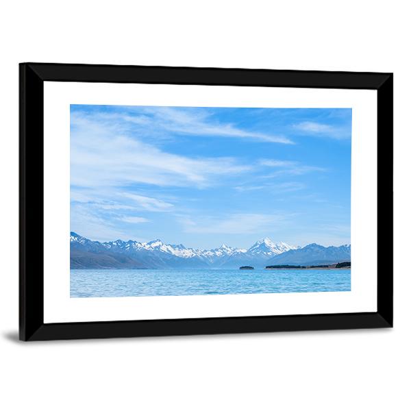 Scene Of Mt Cook Beside The Lake Canvas Wall Art-3 Horizontal-Gallery Wrap-25" x 16"-Tiaracle