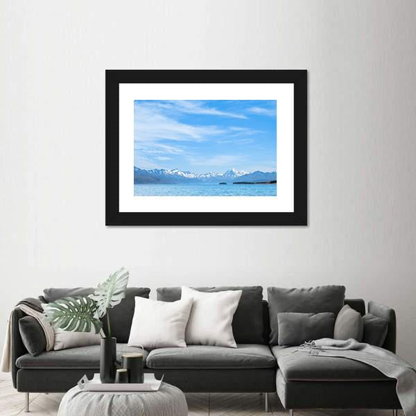 Scene Of Mt Cook Beside The Lake Canvas Wall Art-3 Horizontal-Gallery Wrap-25" x 16"-Tiaracle