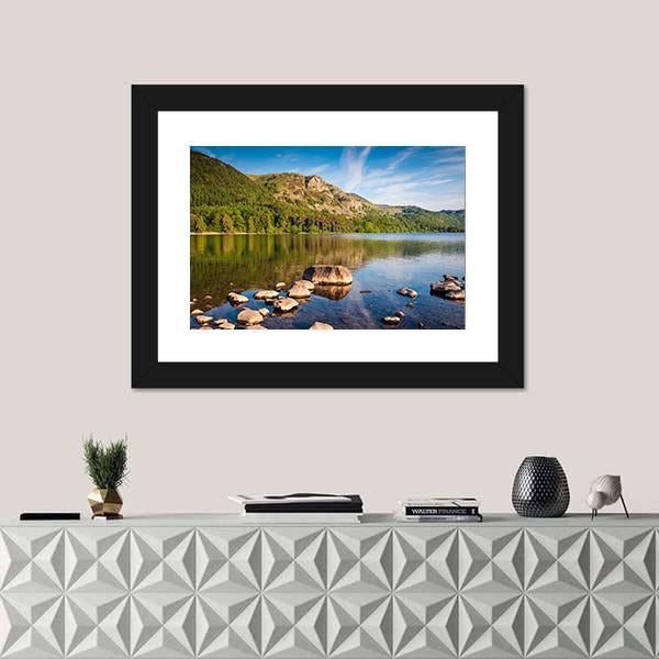 Scenic Lake District Cumbria Canvas Wall Art-1 Piece-Framed Print-20" x 16"-Tiaracle