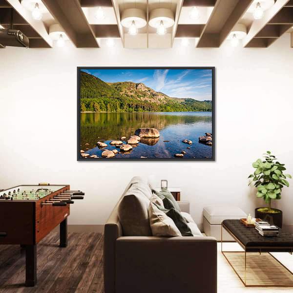 Scenic Lake District Cumbria Canvas Wall Art-3 Horizontal-Gallery Wrap-25" x 16"-Tiaracle