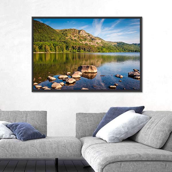 Scenic Lake District Cumbria Canvas Wall Art-3 Horizontal-Gallery Wrap-25" x 16"-Tiaracle