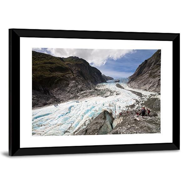 Scenic Landscape At Franz Josef Glacier Canvas Wall Art-5 Horizontal-Gallery Wrap-22" x 12"-Tiaracle