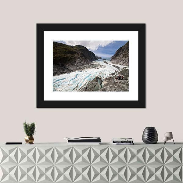 Scenic Landscape At Franz Josef Glacier Canvas Wall Art-5 Horizontal-Gallery Wrap-22" x 12"-Tiaracle