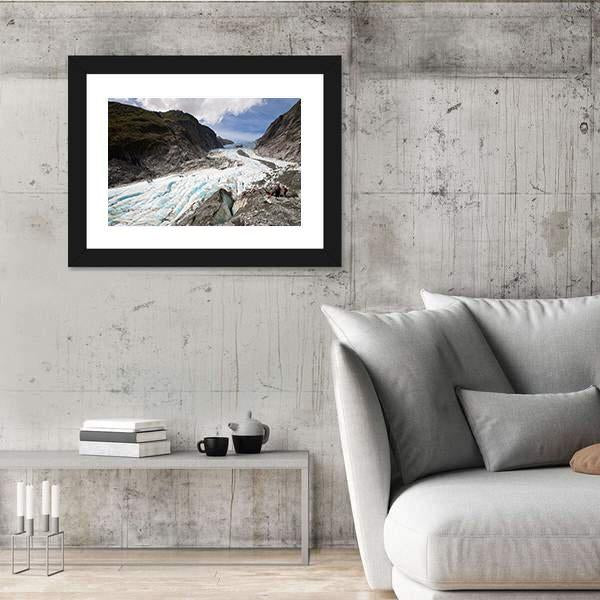 Scenic Landscape At Franz Josef Glacier Canvas Wall Art-5 Horizontal-Gallery Wrap-22" x 12"-Tiaracle