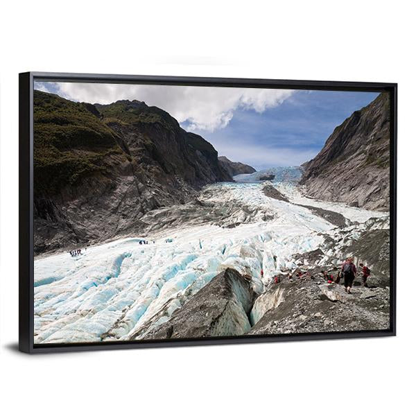 Scenic Landscape At Franz Josef Glacier Canvas Wall Art-5 Horizontal-Gallery Wrap-22" x 12"-Tiaracle