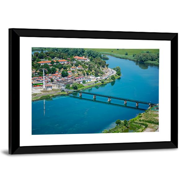 Scenic View From The Fortress Of Rosafa Canvas Wall Art-5 Horizontal-Gallery Wrap-22" x 12"-Tiaracle