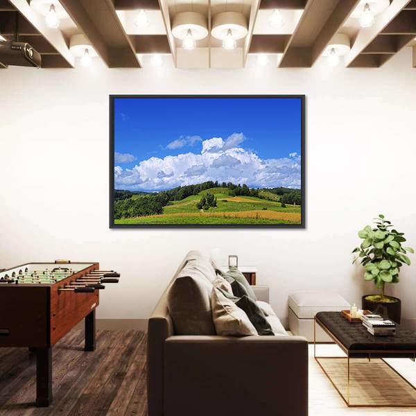 Scenic View Of Suwalszczyzna In Poland Canvas Wall Art-3 Horizontal-Gallery Wrap-25" x 16"-Tiaracle