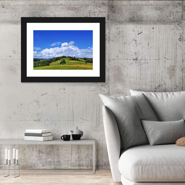 Scenic View Of Suwalszczyzna In Poland Canvas Wall Art-3 Horizontal-Gallery Wrap-25" x 16"-Tiaracle